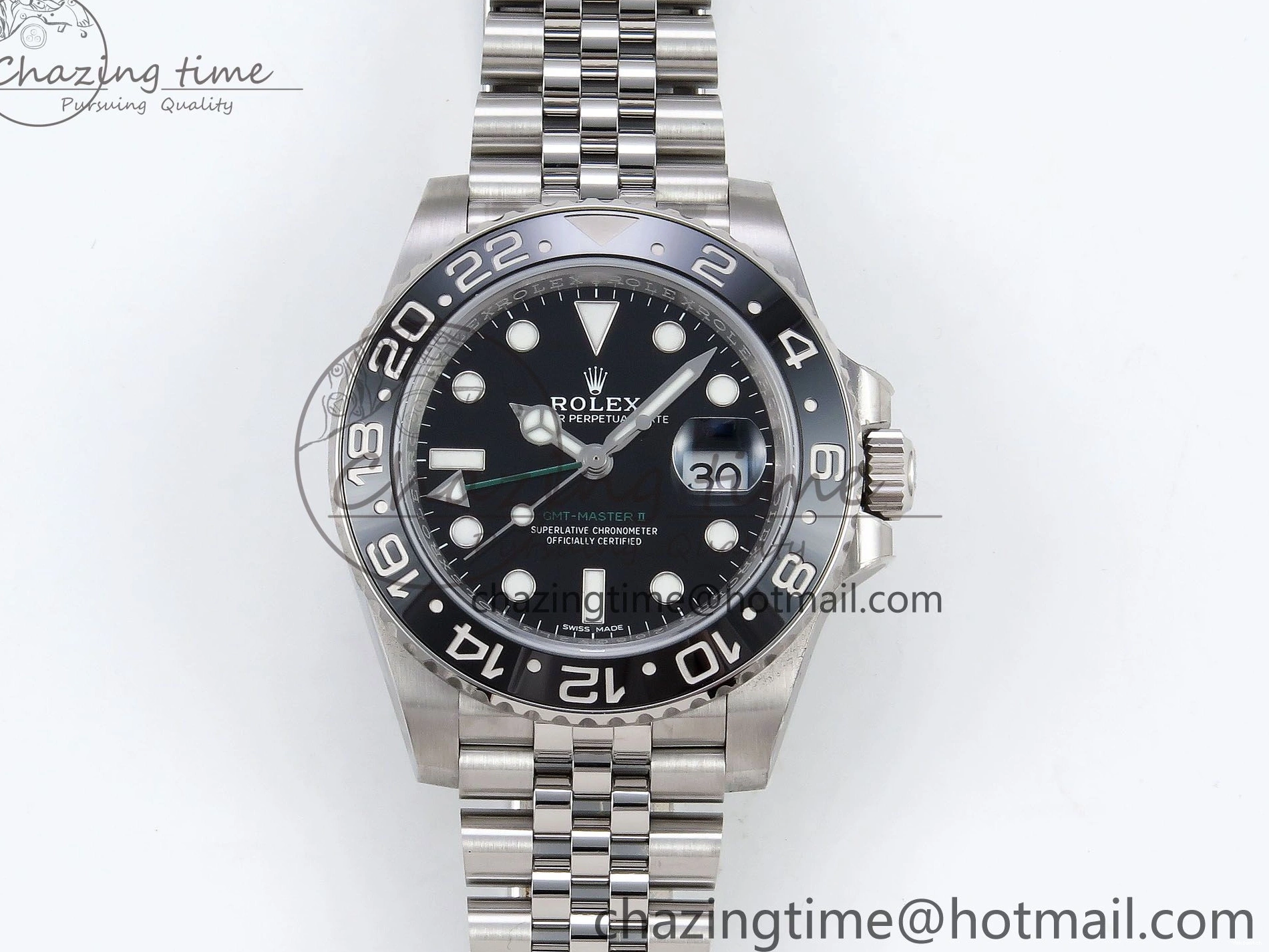 LN 116710 Master Edition Best CHS Jubilee VR3186 II SS Bracelet 904L GMT HGF on 1:1 0205